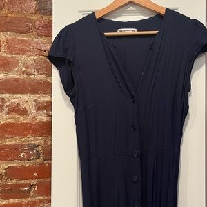 Navy Reformation Button Up jumpsuit